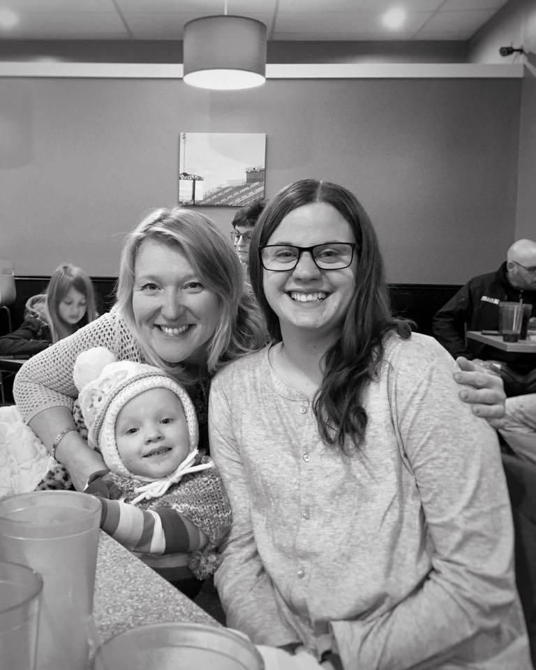 A photo from a brunch - with Kelsey Wilcox and Marlen and Emma Vavrikova.